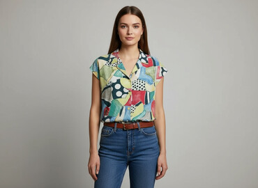 Women's blouse, size L