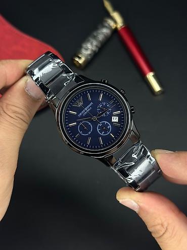 Наручные часы: Новый, Наручные часы, Emporio Armani, цвет - Черный — 3