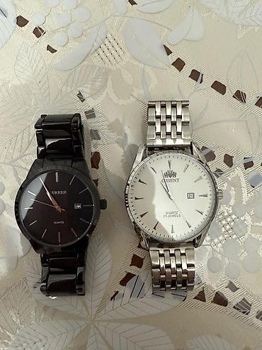 Saat dəstləri: İki ədəd kişi qol saatı dəsti 1) Orient Quartz (21 Jewels) - Klassik — 1