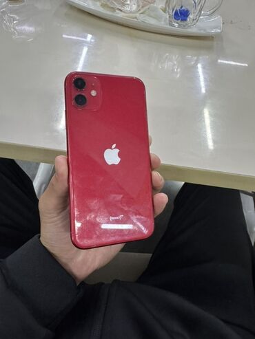 сетевые кабели: IPhone 11, 64 ГБ, Кызыл, 100 %