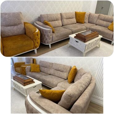 ikinci el divan: Divan acilan bazali ve kreslo .Dest 800₼ satilir .1700₼ alinib.Unvan