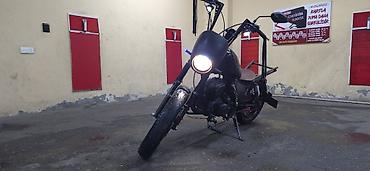 moto bot: Yamaha SR250 mator deyisib 150cc zontes matoru qoyulub — 5