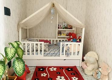 mebel dekor: Oğlan və qız üçün, İşlənmiş, Çarpayı, Bazalı, Matras ilə, Siyirməli — 2