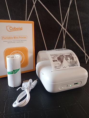 Cobeisi Portable Mini Printer – portativ, mürəkkəbsiz termal çap