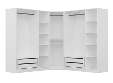 Sifarişlə dolablar: Künc dolab, Dəhliz üçün, Yataq otağı üçün, Şifonyer, Açılan, Korpuslu, 5 qapı — 6