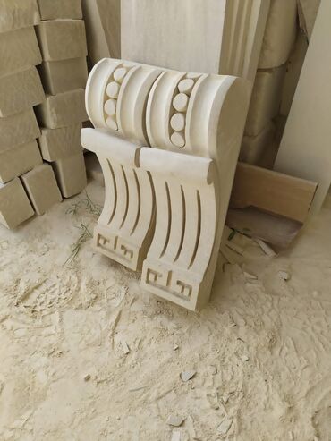 Dekorativ daşlar: Məhsul: Təbii daşdan dekorativ elementlər və balyustrad detalları — 22