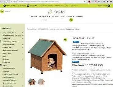 Oprema za kućne ljubimce: Drvena kućica za psa - Materijal: masivno drvo, površinski zaštićeno — 7