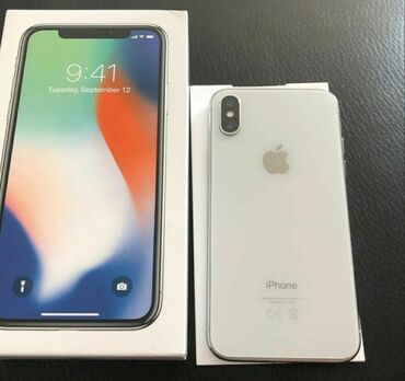 iphone 6 64: IPhone X, 256 GB, Ağ, Barmaq izi