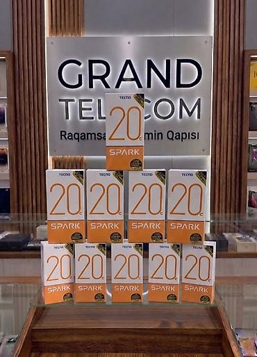 spark slim: Tecno Spark 20C, 256 GB, rəng - Ağ, Zəmanət — 1