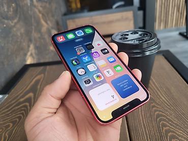 Apple iPhone: IPhone 12 mini, Б/у, 64 ГБ, Красный, Чехол, Кабель, 74 % — 7