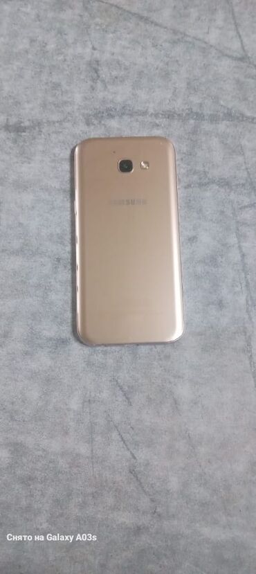 Samsung: Samsung Galaxy A5 2017, 32 GB, rəng - Qızılı, Barmaq izi, İki sim kartlı