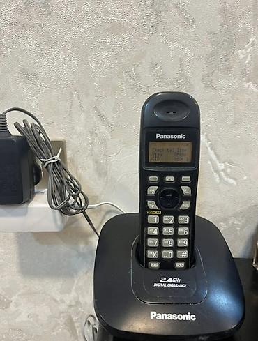 Стационарные телефоны: Panasonic KX-TG3611BX simsiz ev/ofis telefonu Tam işləkdir.Əla — 1