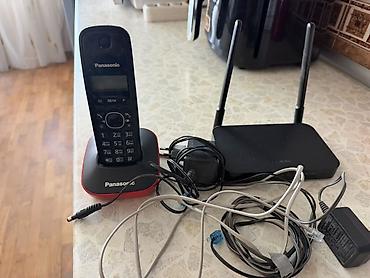 Panasonic simsiz ev telefonu + Wi‑Fi router dəsti Məhsul tərkibi: -