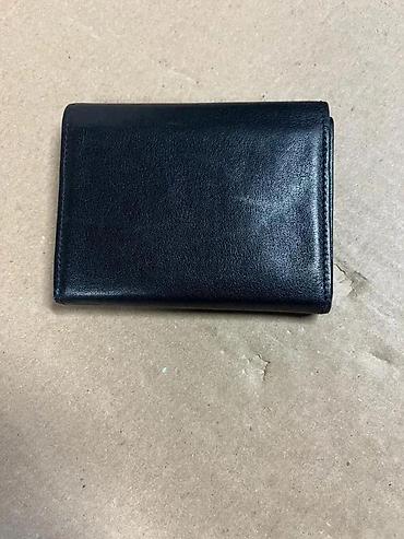 Novčanici: Kožni novčanik – crni, kompaktan dizajn - Materijal: prava koža — 4