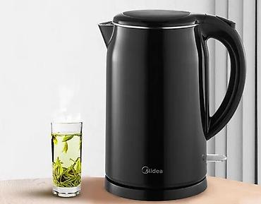 кател банный: Чайник электрический "MIDEA" MK-SH17M301-1 (белый и черный) — 4