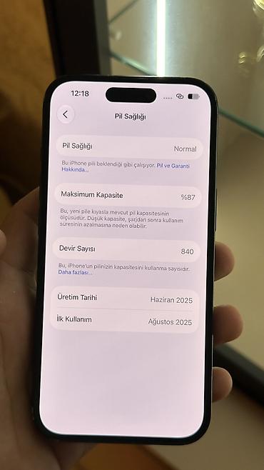 iphone 11 pro maxs: IPhone 15, 128 GB, Qara, Simsiz şarj, Face ID — 7