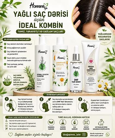 Homm Life saç baxımı kompleksləri – fərqli ehtiyaclar üçün tamamlayıcı