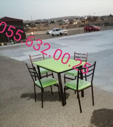 Sifarişlə masa və oturacaq dəstləri: Dəniz qiragi üçün stol stul desti, kafe və cayxana üçün stol stul — 11