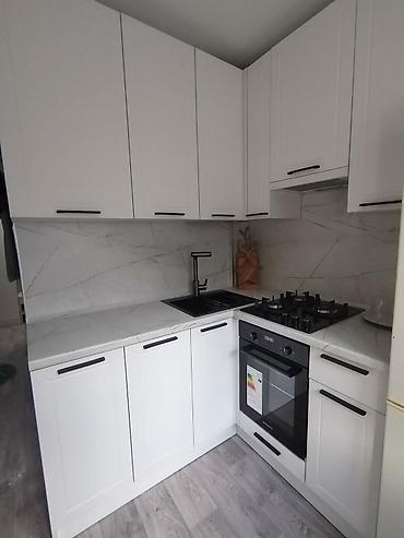 Кухонные гарнитуры: Кухонный гарнитур, Новый, цвет - Серый, ДСП, Бесплатная доставка — 31