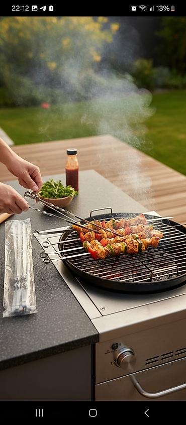 Другое для спорта и отдыха: Продаю шампуры нержавейка для шашлыка, палочки для шашлыка,10 шт по — 1