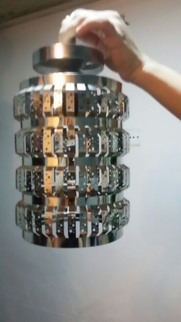 led lampalar: Çılçıraq, 1 lampa, Metal