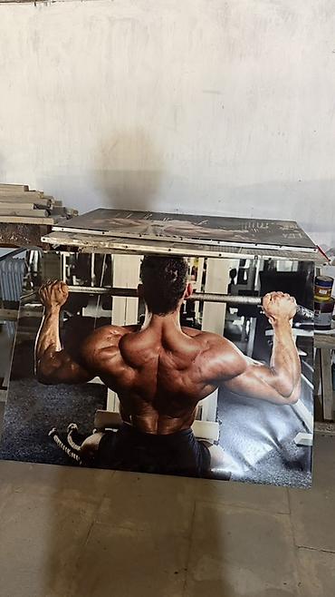idmana aid şəkillər cəkmək: - Məhsul: Fitnes zalı üçün böyük dekorativ posterlər (bodybuilding — 8