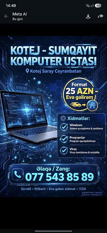 printer baku electronics: 💻Notebook 🖥️komputer Farmati windows 7 8.1 10.11 Silinmis Faylari💻📲 — 3