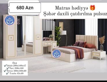 Yataq otağı dəstləri: Çatdırılma quraşdırılma mövcuddur mətbəx mebellərini də satışı var — 3