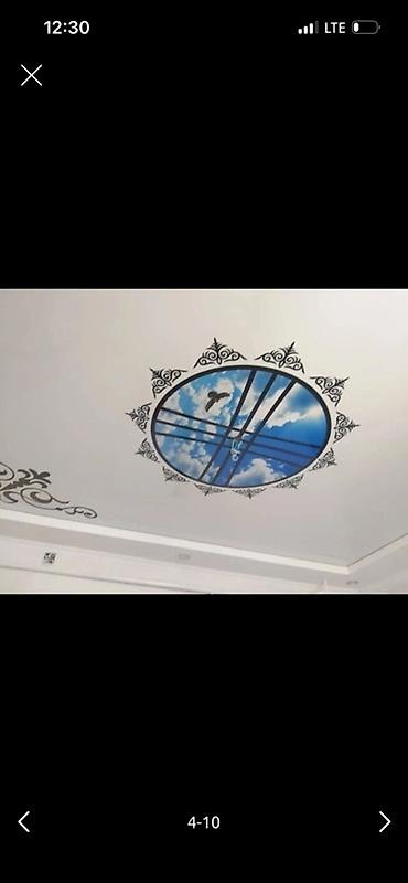 Натяжной потолок: Натяжной потолок 3D потолки, Глянцевое, Матовое Бесплатная консультация, Бесплатный замер, Гарантия — 3