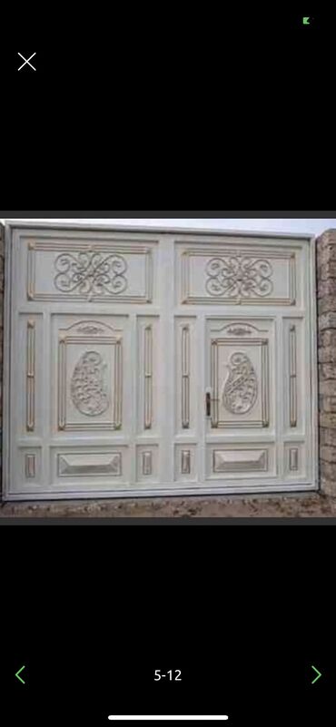 Həyət darvazaları: Yeni Həyət darvazası, 3 m, Mexaniki, Qapı ilə, rəng - Ağ, Kredit yoxdur, Ödənişli quraşdırma, Ödənişli çatdırılma, Rayonlara çatdırılma — 18