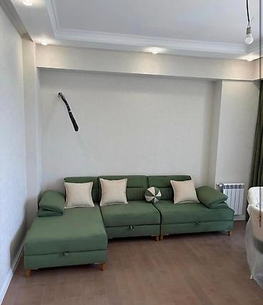 bar stoyka: Yaşıl künc divan dəsti - Modular L‑şəkilli dizayn: 3 oturacaq bölməsi — 1