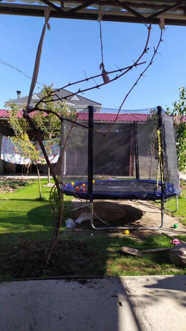 сетка для сада: Натяжной цирковой механический батут с защитной сеткой – качественный