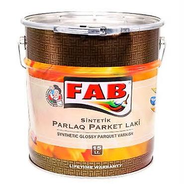 Sintetik Döşəmə və parket üçün lak, FAB, 15 l, rəng - Şəffaf, Qoruma
