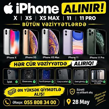iphone satisi: IPhone Xs, 64 GB, Black Titanium, Face ID — 1