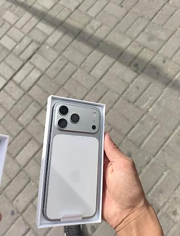 IPhone 17 Pro Max, Б/у, 256 ГБ, Серебристый, Коробка, 98 %