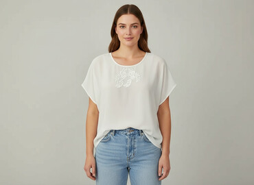 bluzki do pępka: Women's blouse, size 2XL