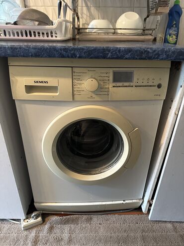 купить стиральную машину в бишкеке: Стиральная машина Siemens, Б/у, Автомат, До 7 кг, Полноразмерная