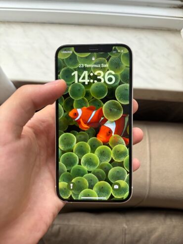 iphone telefon qiymetleri: IPhone 12, 64 GB, Ağ