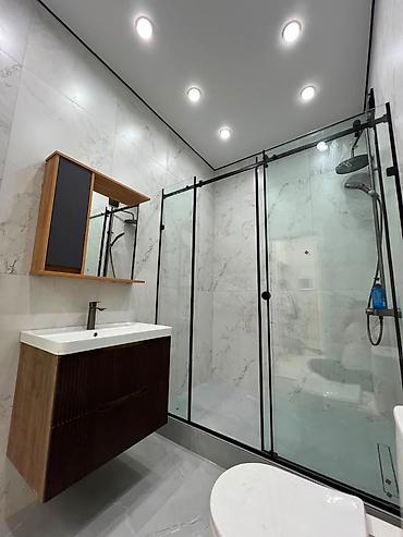 flat in osh: 1 комната, 50 м², Аламедин-1 мкр Элитка, 4 этаж, Дизайнерский ремонт — 6