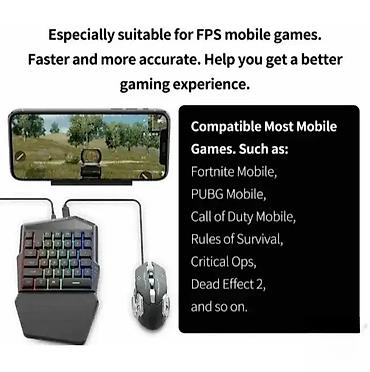 fg electronics cene: Tastatura i miš - Gejmerski set za mobilni gaming Dobrodošli u — 1