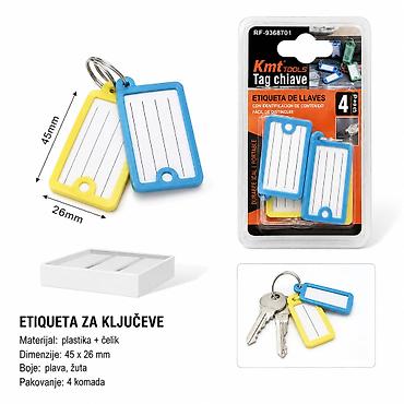 KMT 2 kombinaciona brava sa priveskom 9368701 Praktičan set oznaka za
