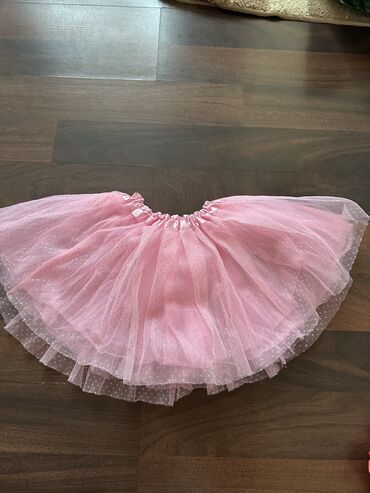 юбка шелк: Детское платье, цвет - Розовый, Б/у