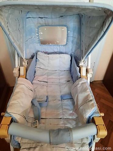 Kolica za bebe: Stara retro Chicco Atlantic decija kolica za bebe - vintage Sipka — 14