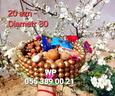 Xonçalar: Endirimdə Novruz xonçaları. Fındıq və qozdan çərəzlik, səmənilik — 7