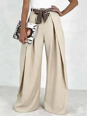 Pantalone: 🔥Ženske široke pantalone sa maramom/pojasom
✅2350 din — 7