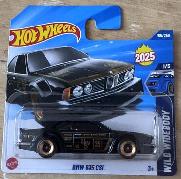 машина детские: Hot Wheels BMW 635 CSi — коллекционная модель 1/64 из серии 2025