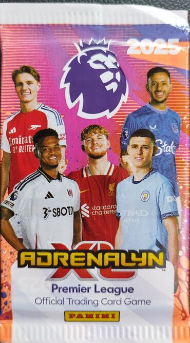 обувь для футбол: Пакет карточек Panini Adrenalyn XL 2025 — Премьер-Лига (6 карт) ⚽
