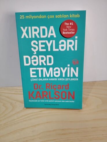 Digər kitablar və jurnallar: 💥Yeni gəldi💥 📚Dr.Riçard Karlson-Xırda şeyləri dərd etməyin 🚇Metrolara