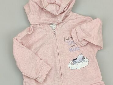 różowa satynowa koszula: Bluza, Disney, 6-9 m, stan - Idealny