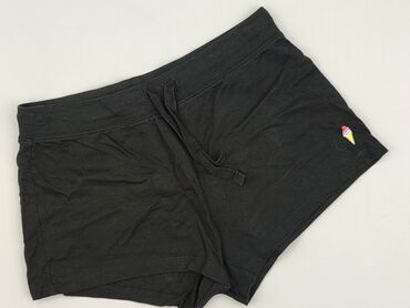 krótkie spodenki czarne z wysokim stanem: Esmara, Shorts for women, size S (EU 36)